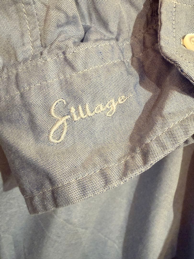 r*a様 【期間限定価格】Sillage／WIDE SHIRT BLUE シアー