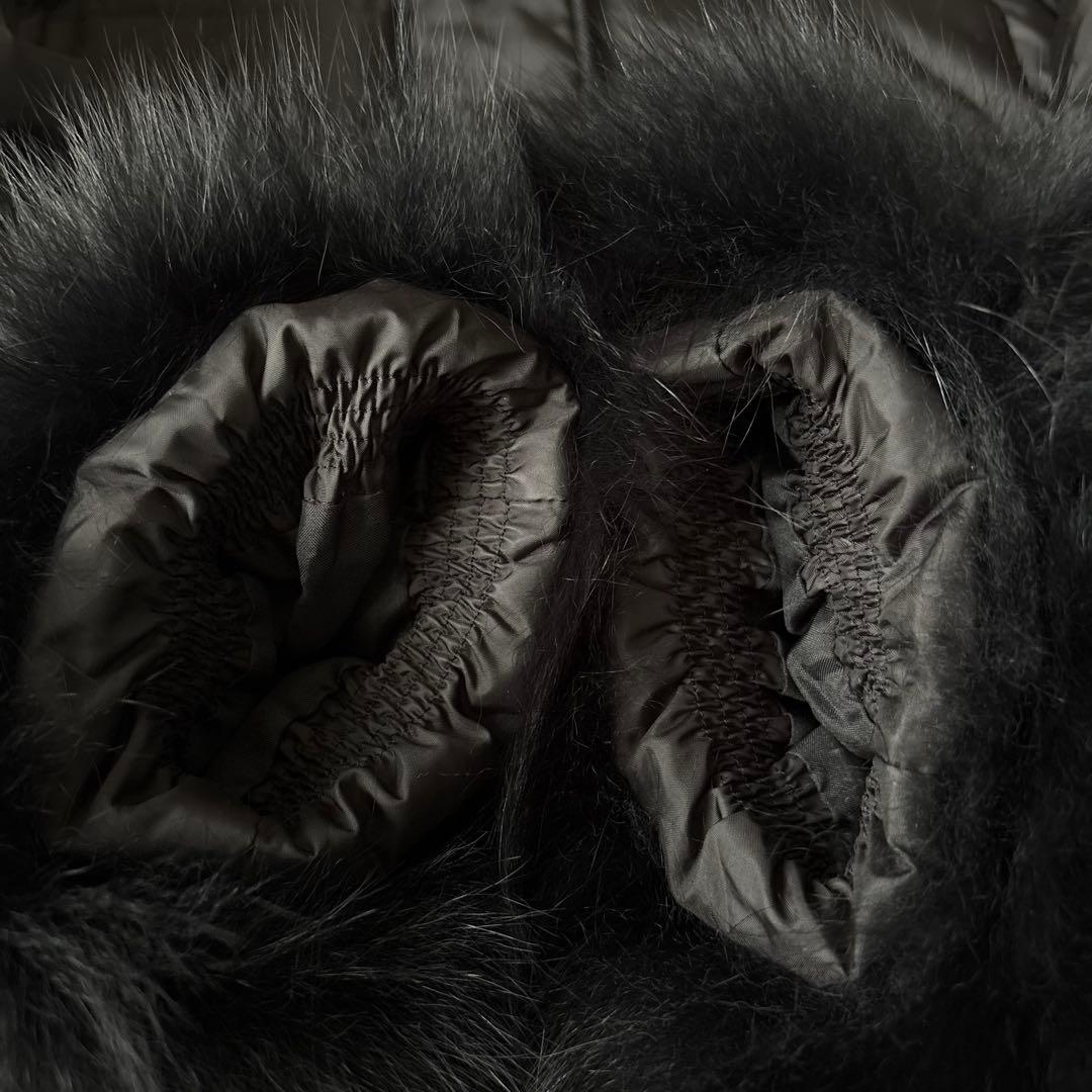 Chesty フォックスファー 4way ダウンコート ベスト可 黒 サイズ0