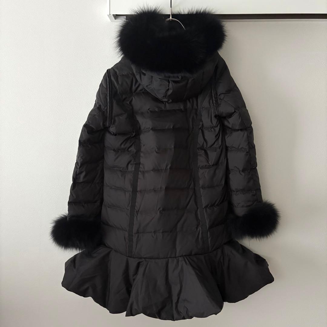 Chesty フォックスファー 4way ダウンコート ベスト可 黒 サイズ0