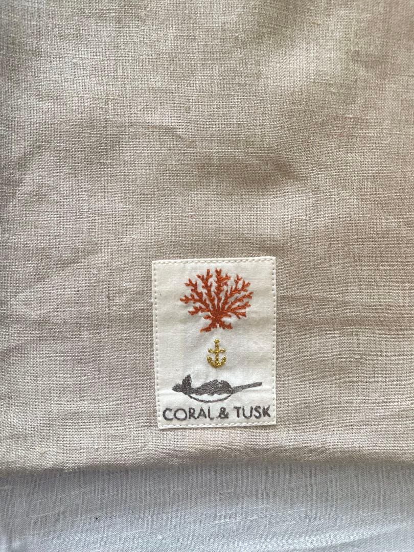 新品　コーラル＆タスク　クッションカバー