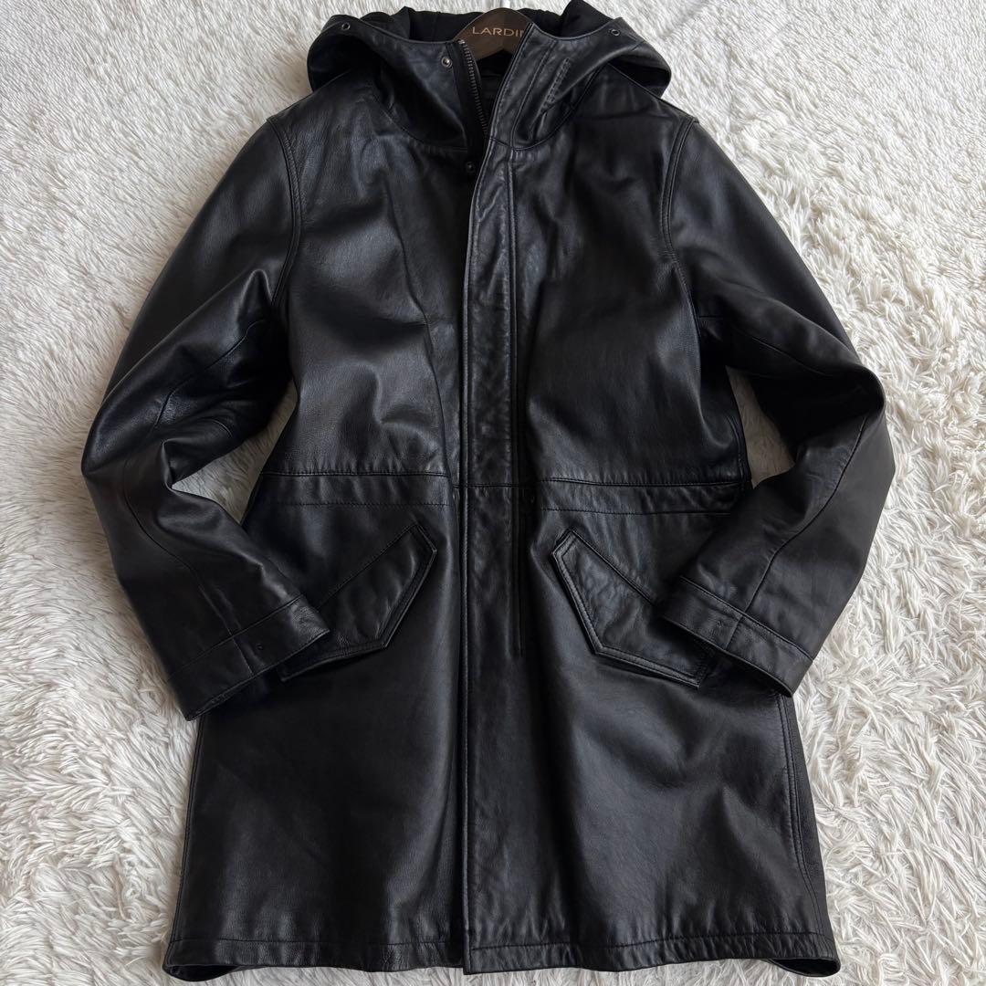 リューグーレザー ラムレザー モッズコート ライナー付 2way