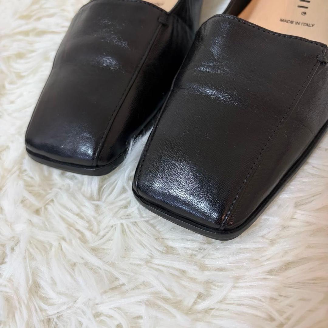 【完売品】FABIO RUSCONI スクエアトゥ パンプス イタリア製 38