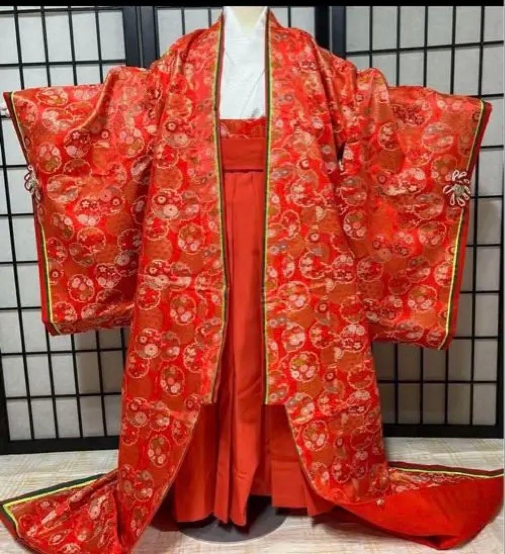 七五三　着物セット　7歳　女の子　十二単　平安時代の衣装