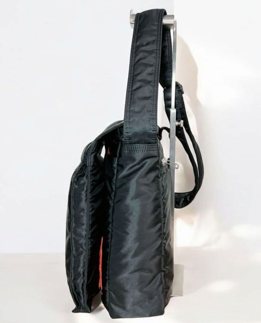 PORTER ポーター タンカー 縦型 ショルダーバッグ ブラック