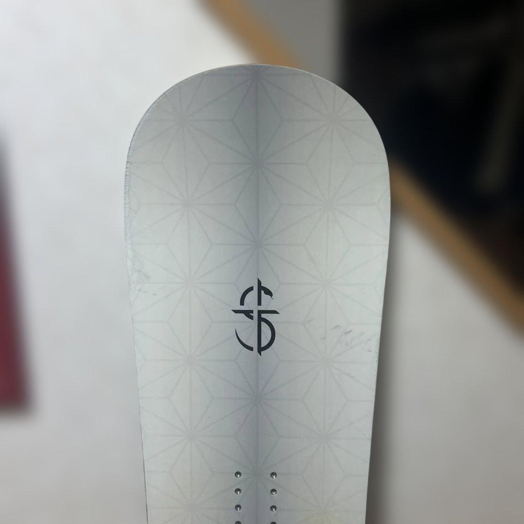 CROOJA WORM スノーボード ホワイト 150cm