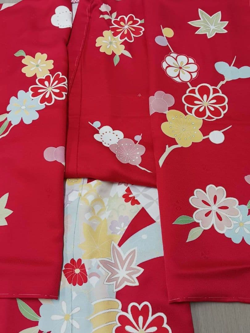 特選 京友禅 七歳お祝い着物 お仕立上がり