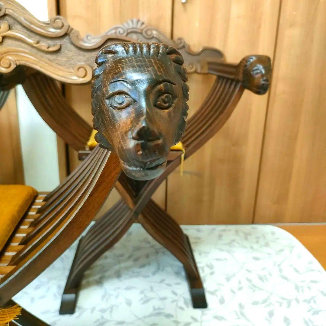 ★希少品★アンティーク サボナーラ 折り畳み式 木製チェア サヴォナーラチェア