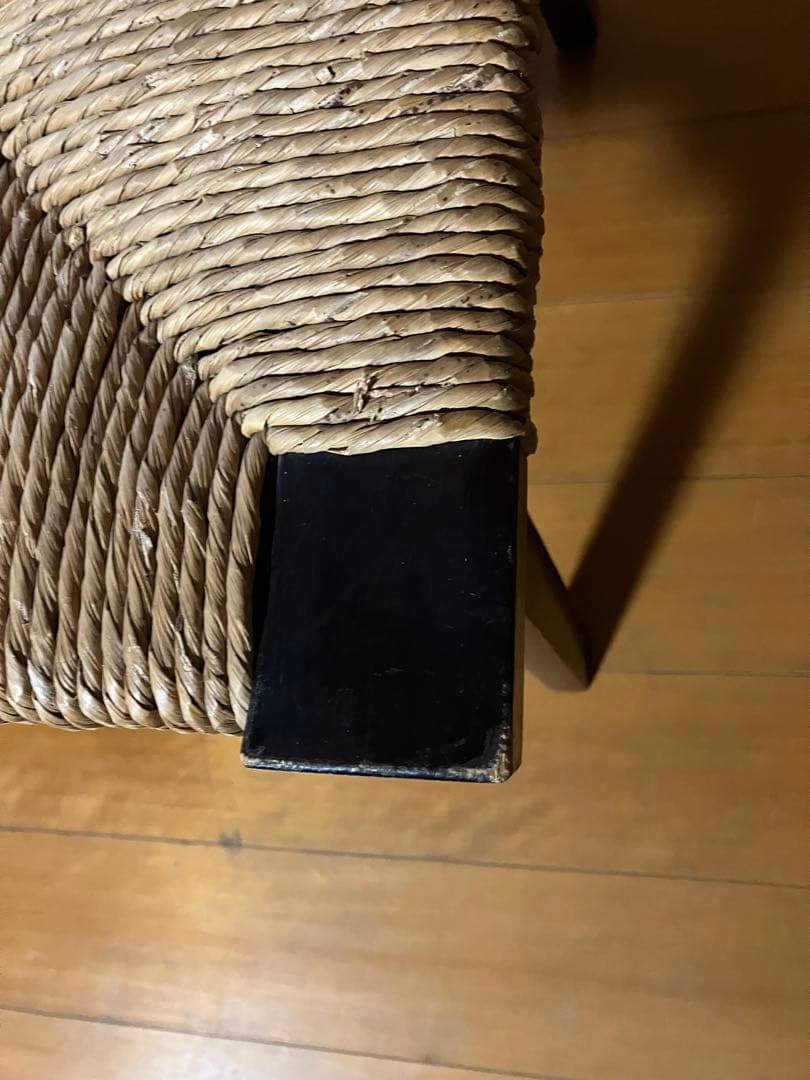 松本民芸家具　514型ラッシスツール