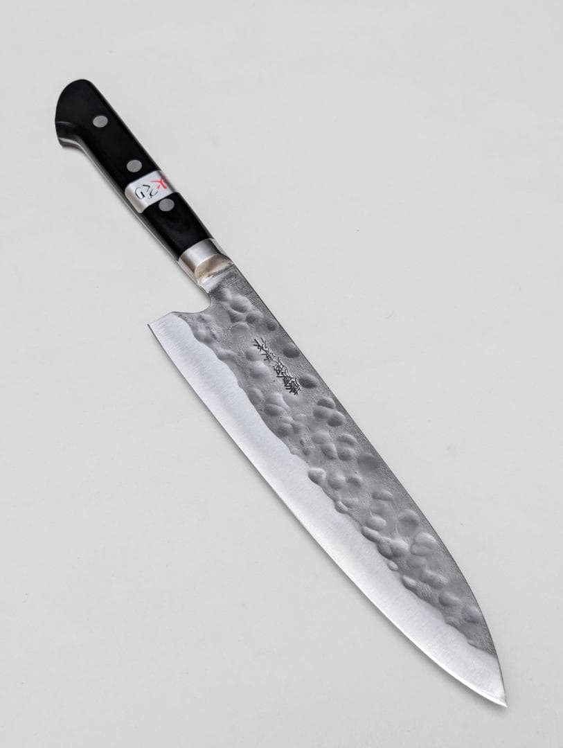 藤原照康作 TERUYASU FUJIWARA 幻の名刀白一鋼 牛刀 210mm