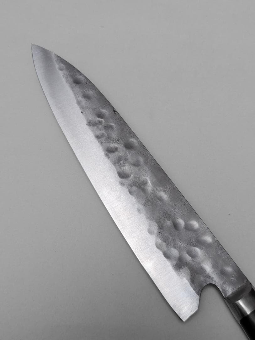 藤原照康作 TERUYASU FUJIWARA 幻の名刀白一鋼 牛刀 210mm