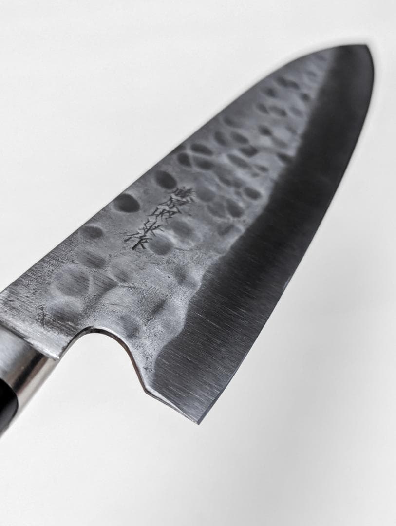 藤原照康作 TERUYASU FUJIWARA 幻の名刀白一鋼 牛刀 210mm