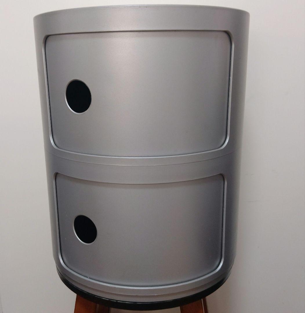 Kartell カルテル　コンポニビリ　シルバー 2段　本物