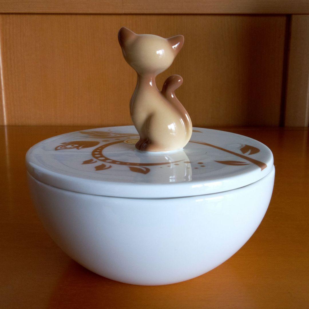 ヴィンテージ Goebel 【Kitty de luxe】シャム猫小物入れ