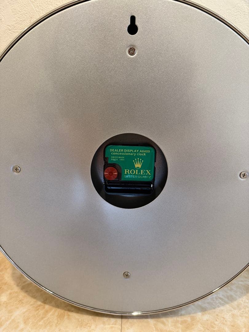 ROLEX DATEJUSTパームモチーフ風　壁掛時計　ディスコン柄