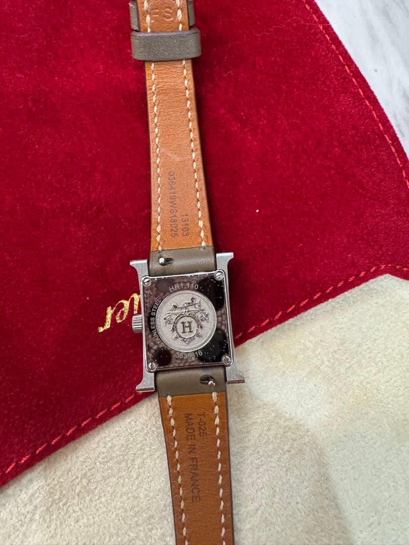 yu レディース　腕時計　エルメス　HERMES Hウォッチミニ　ダイヤ