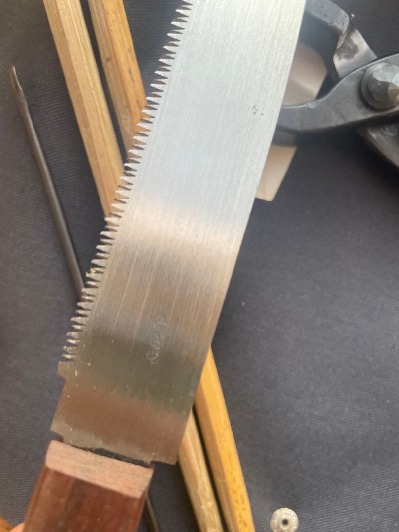 最高級 昌国 盆栽道具7点セット 未使用品 専用ケース、箱付き No. 331