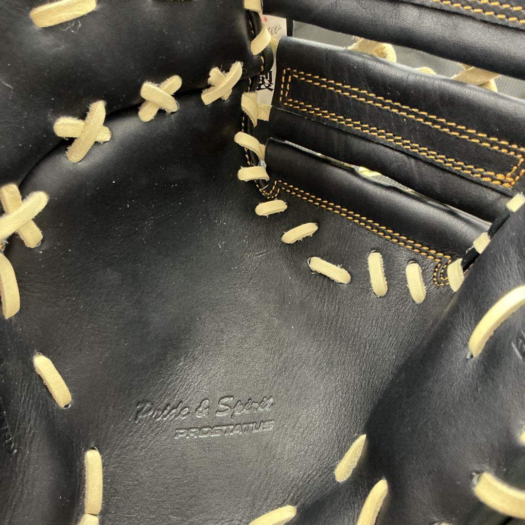 ゼットプロステイタス硬式ファーストミット左用　湯もみ型付けサービス