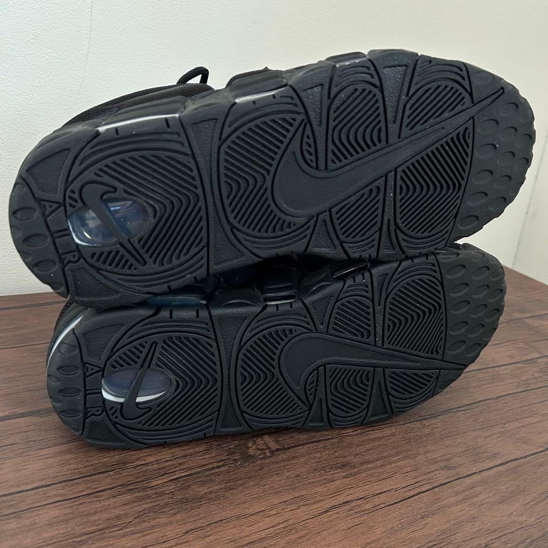 NIKE AIR MORE UPTEMPO LOW トリプルブラック　27cm