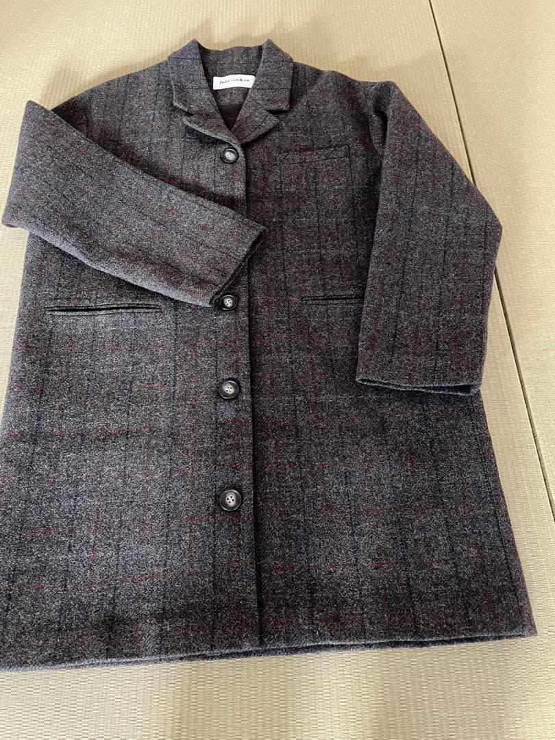 ウールコート　イタリア製ウール100%