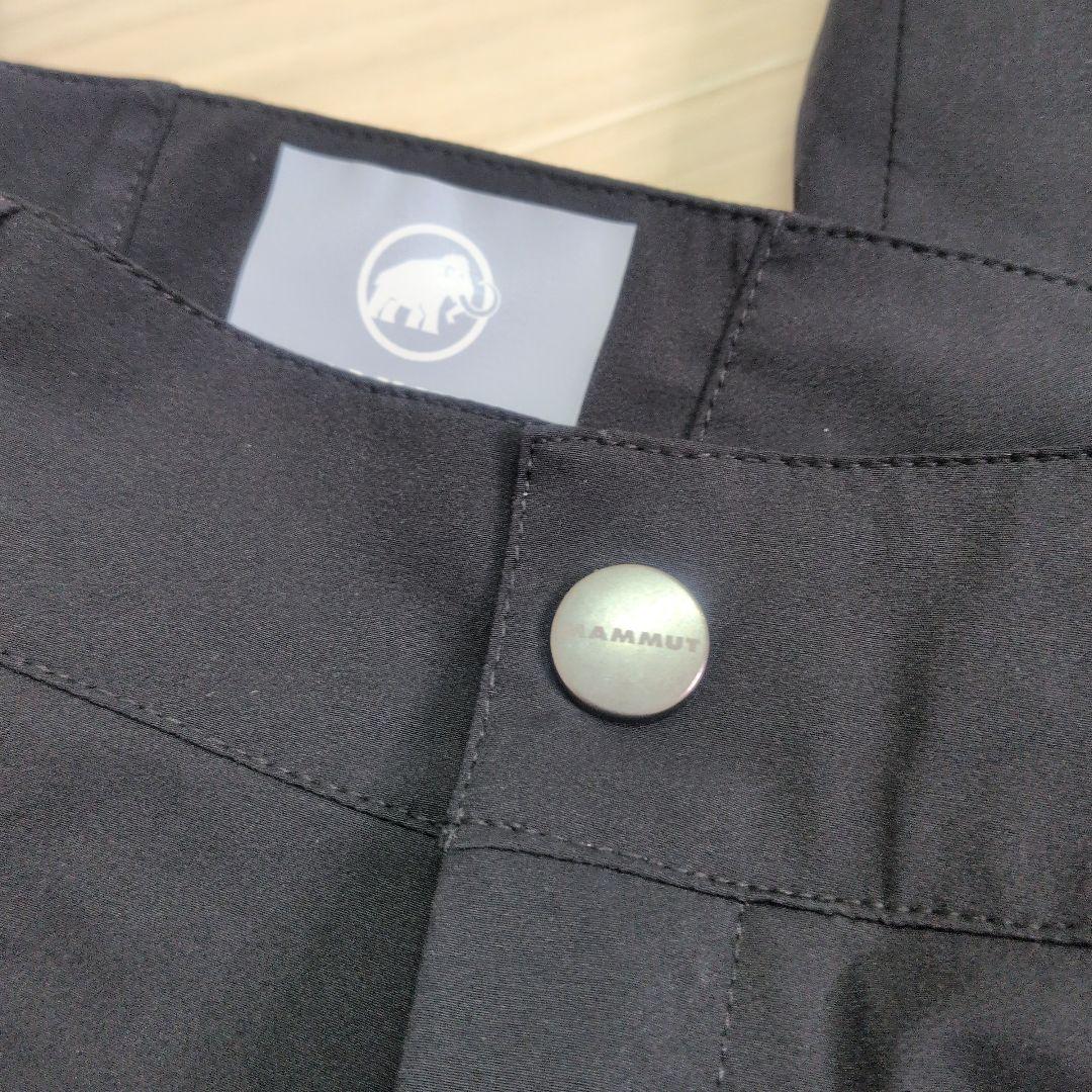 美品　MAMMUT　スノーパンツ 黒 マンモスロゴ メンズLサイズ
