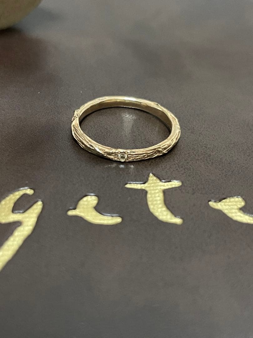 アガット agete K10 ダイヤリング 9号