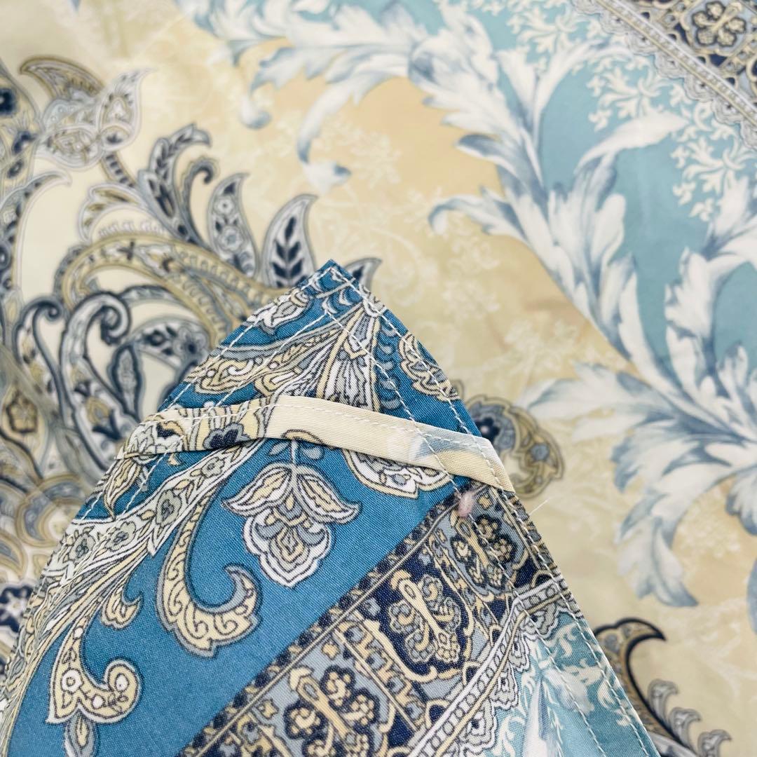 羽毛布団 シングル 増量 抗菌防臭羽毛 ブルー 日本製　特別価格 BL