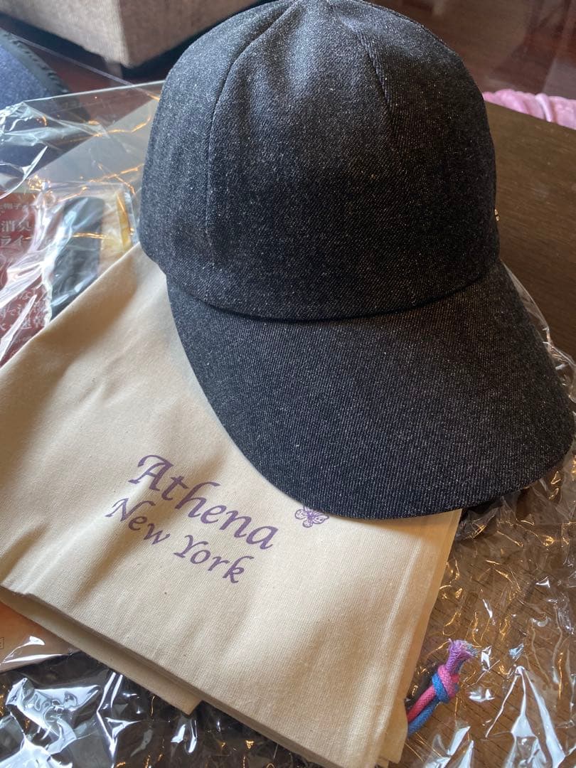 新品　アシーナニューヨーク ベッキー キャップ ブラック