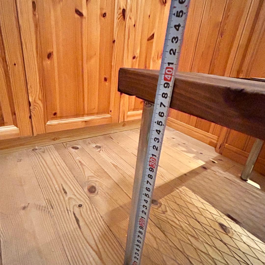 No.571 アイアンローテーブル コーヒーテーブル　リビングセンターテーブル