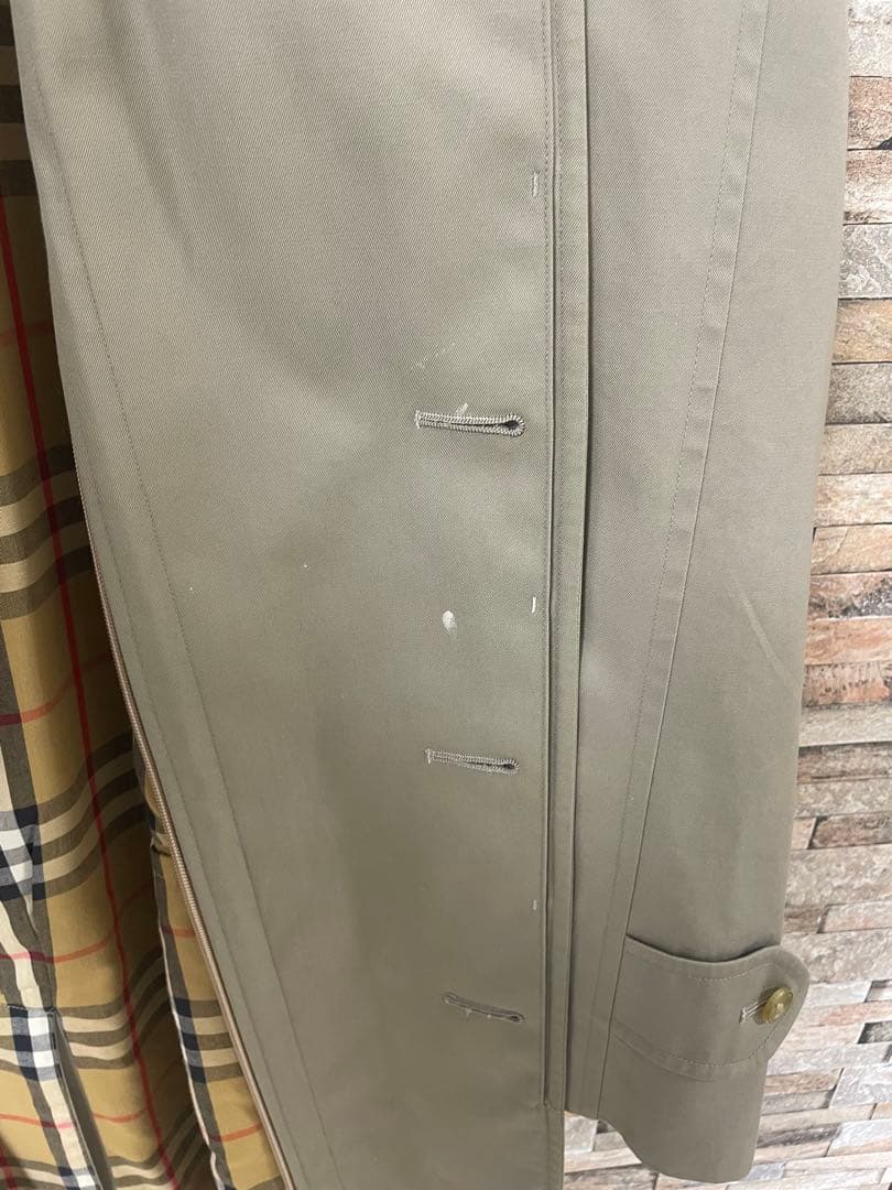 本日限定価格　Burberry トレンチコート グレー チェック裏地