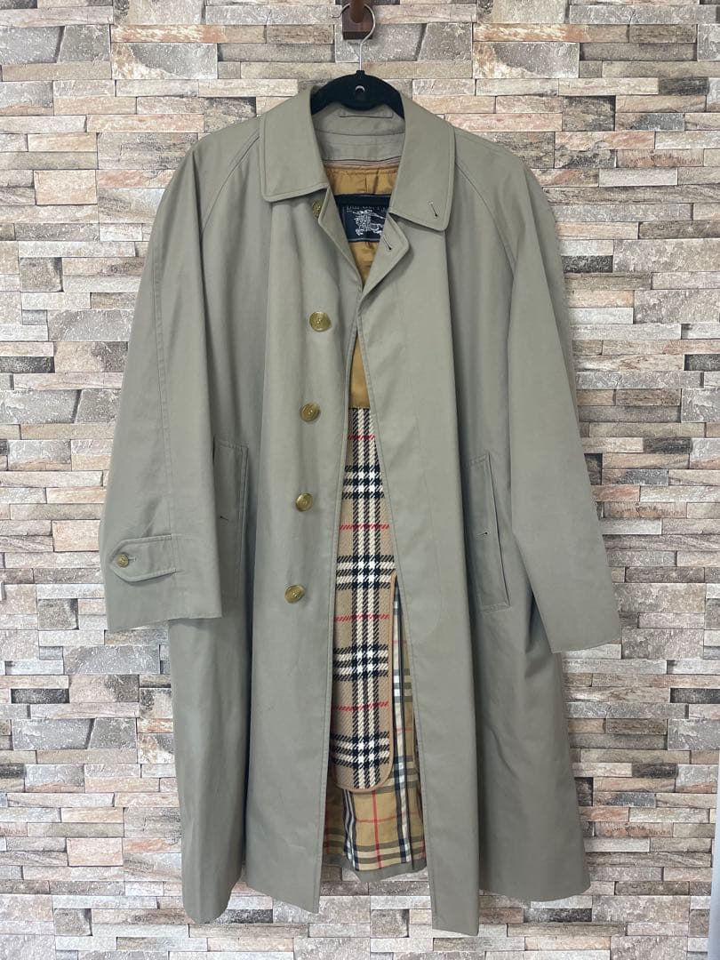 本日限定価格　Burberry トレンチコート グレー チェック裏地