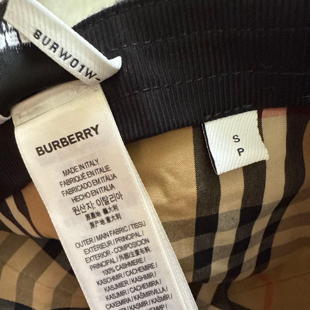 BURBERRY ブラック✖️ノバチェック　サイズSP 送料込み