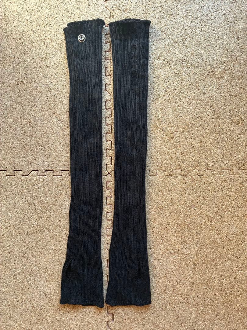 小物 Rick Owens armwarmer black sizeF wool100
