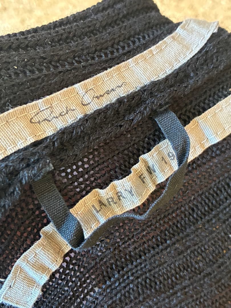 小物 Rick Owens armwarmer black sizeF wool100