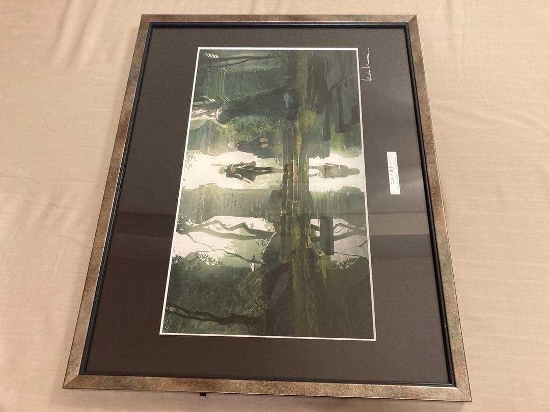 【極貴重・直筆入り】ニーア NieR:Automata 複製原画「二人ノ過去ト」