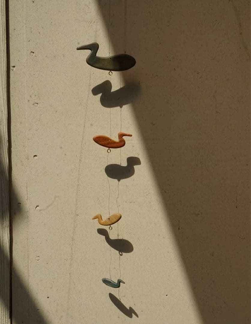 モビール CALM WARBLE DECOYS Wooden Mobile