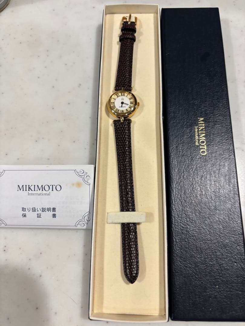 MIKIMOTO ミキモト　クォーツ　腕時計 レディース　稼働品　未使用品