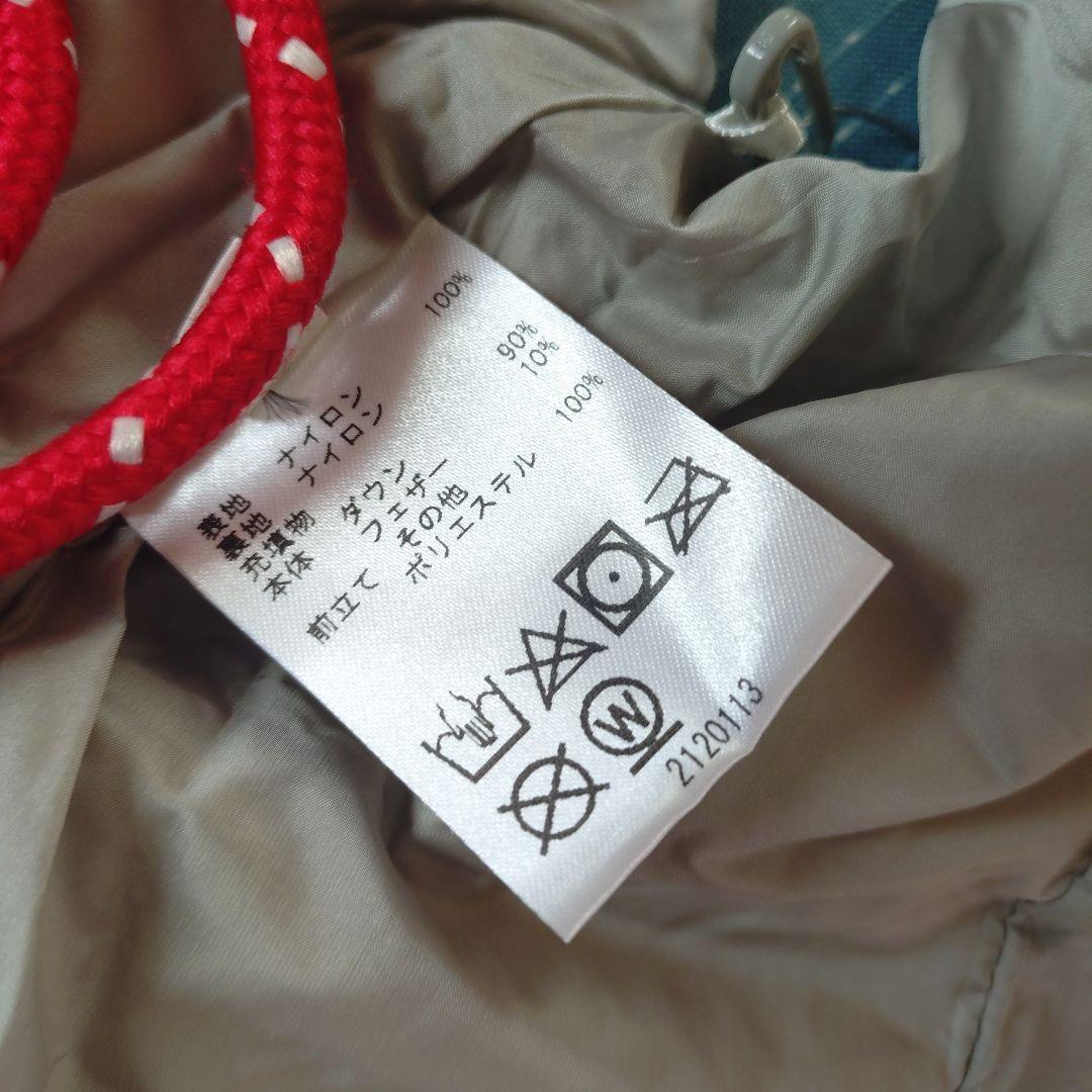 SCAPA フード付きグレーキルティングダウンベスト