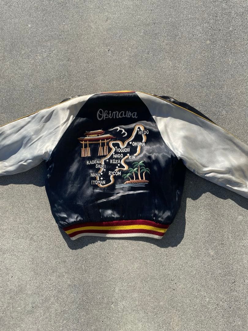 50s スカジャン okinawa speed zip