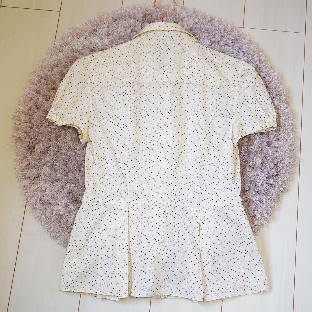 【新品】PRADA スター柄 パフスリーブ 半袖シャツ