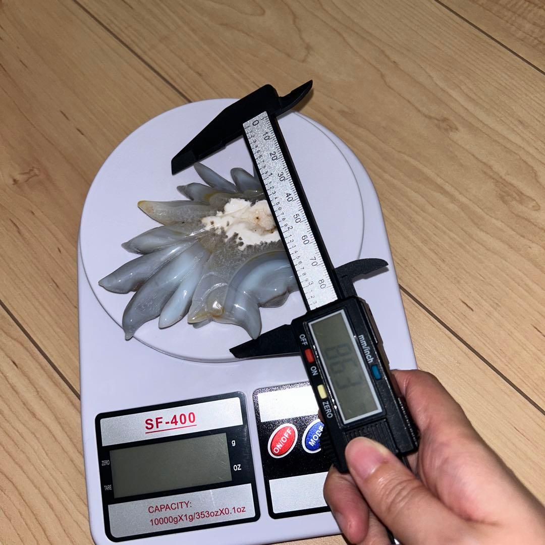 高品質 九尾 狐 瑪瑙 ドゥルージー 結晶 天然石