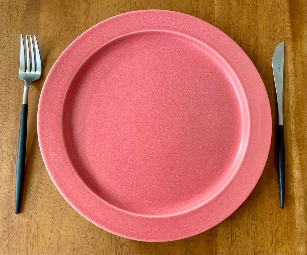 イイホシユミコ　アンジュール　プレート　２枚セット　28cm ピンク　限定品