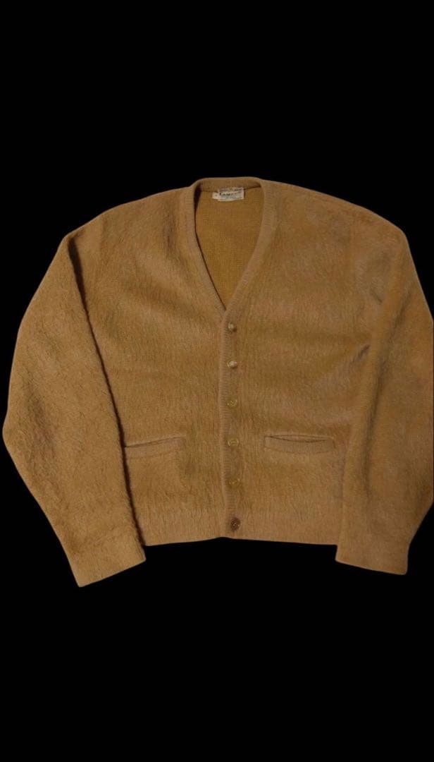 60s campus モヘアカーディガン