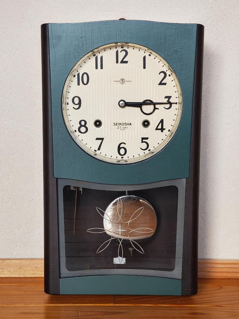 精工舎　振り子時計　昭和レトロ　動作品