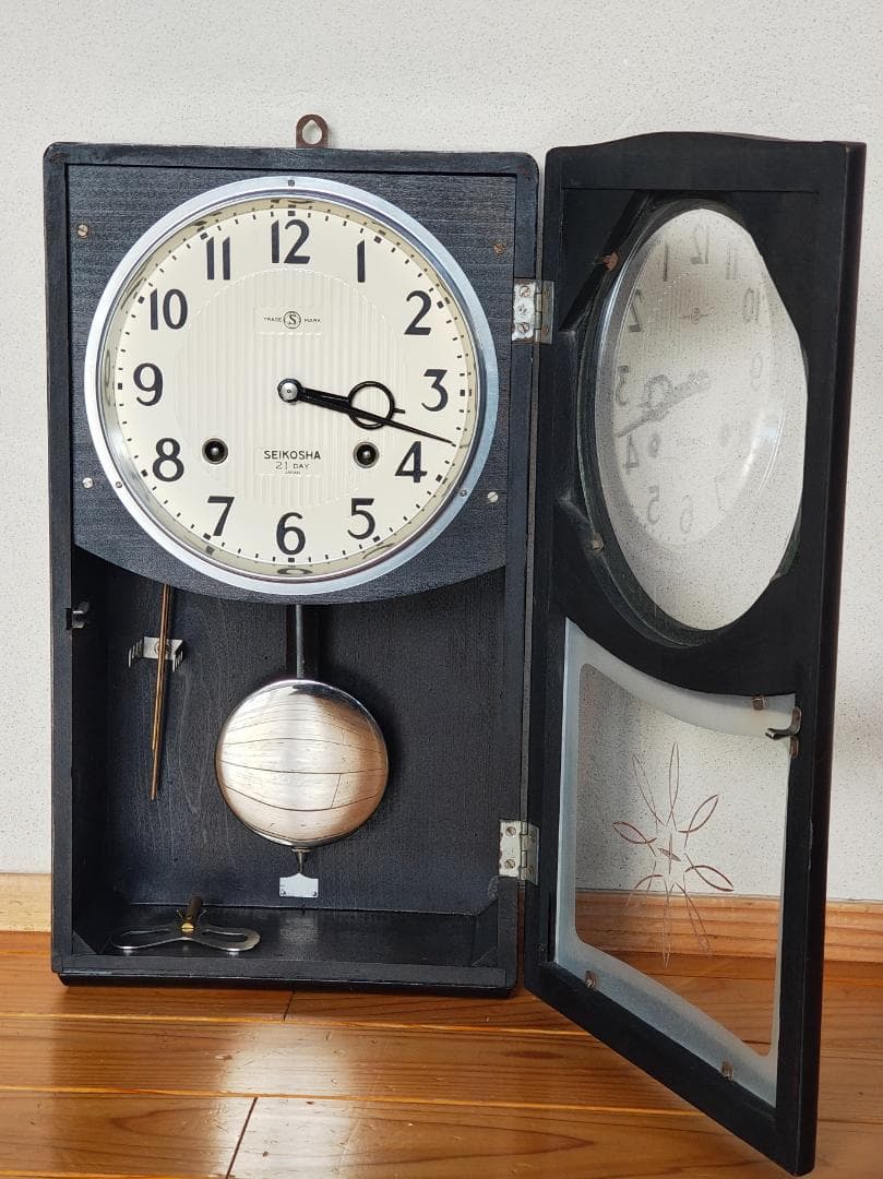 精工舎　振り子時計　昭和レトロ　動作品