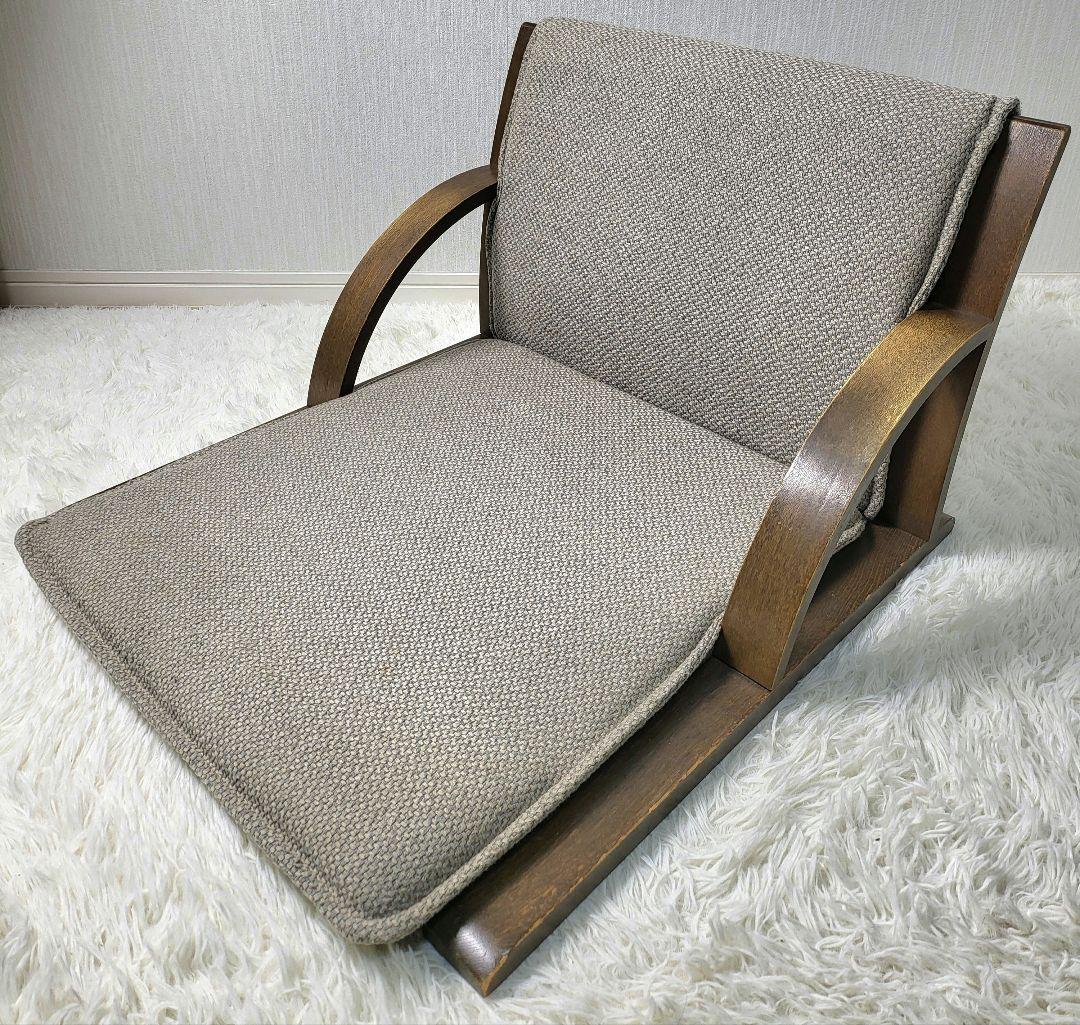 極美品 カリモク 座椅子 木製 karimoku 家具 和室 高級 イス