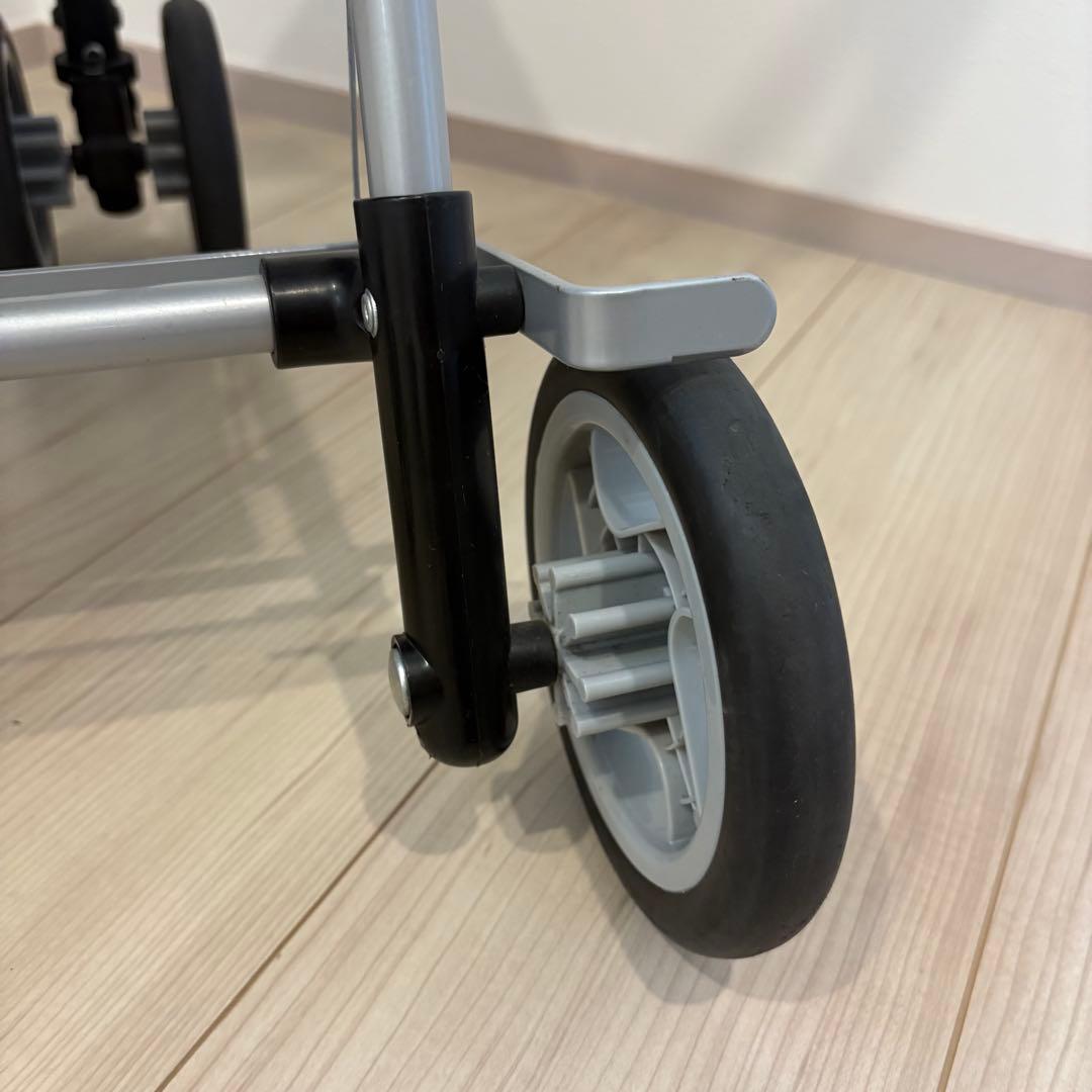 【極美品】島製作所 サニーウォーカー AW-RB シルバーカー 軽量 イス付