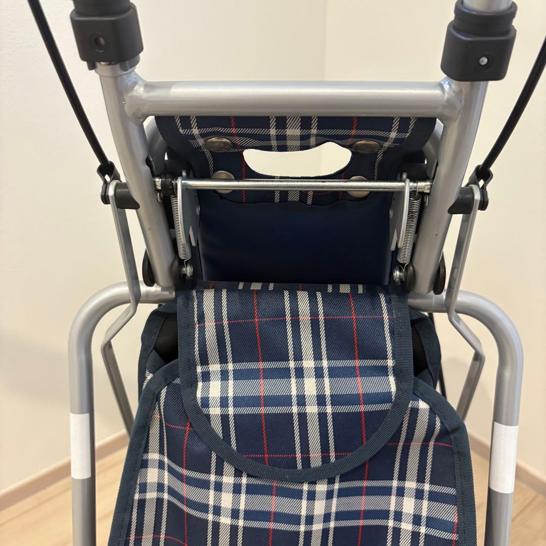 【極美品】島製作所 サニーウォーカー AW-RB シルバーカー 軽量 イス付