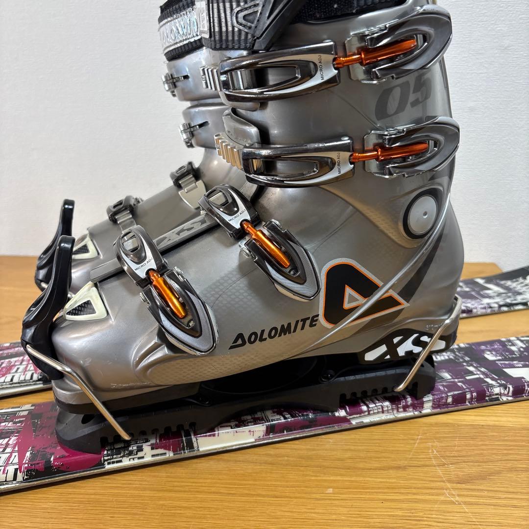 メンズ　ショートスキー　ジョイライド99cm ドロミテ 27-27.5cmセット