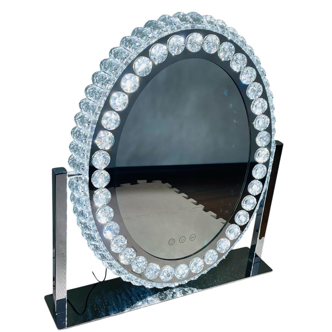 ⭐️希少❣️極美品✨ フランフラン ブリエ ハリウッドミラー ラウンド　女優ミラー