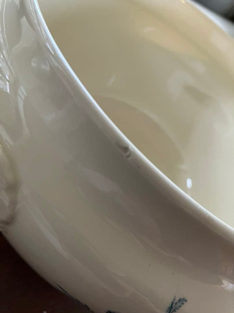 アンティーク　スーピエール　ロンウィ　ミニョン　Longwy mignon